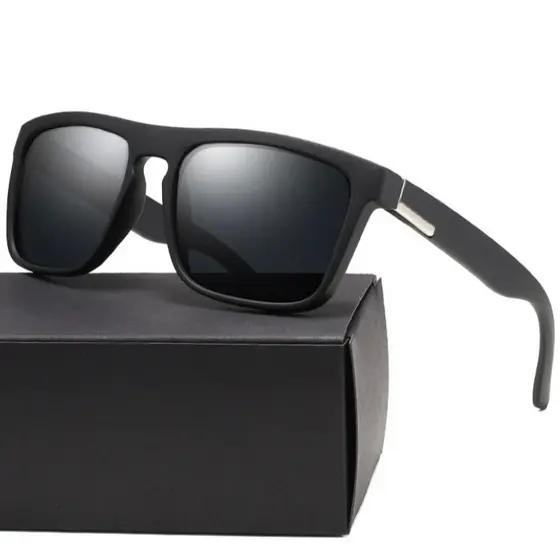 Óculos De Sol Unissex Quadrado Confort Casual Moderno Tendência para homens e mulheres, condução, pesca, roles, moda