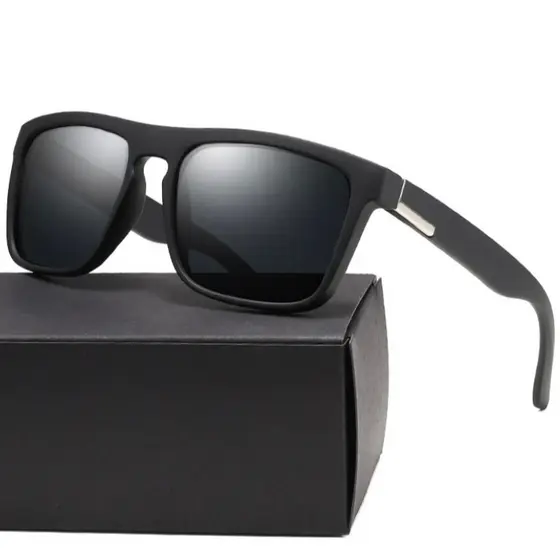 Óculos De Sol Unissex Quadrado Confort Casual Moderno Tendência para homens e mulheres, condução, pesca, designer, moda