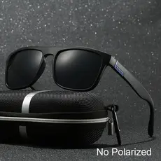 Óculos De Sol Para Homens Mulheres Esporte Pesca Preto Retângulo Tons Ou Masculino Clássicoo