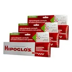 KIT C/ 3 HIPOGLOS POMADA PREV ASSADURA C/ 40G