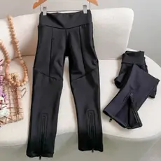 Calça Legging Feminina Infantil Suplex com Ziper na Perna Estilosa 4 ao 14 Juvenil