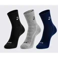 Meia canelada masculina cano Longo - 1 kit com 3 pares
