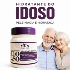 Creme do Idoso Hidratante 240G  Reduz a sensação de pele áspera e repuxada  Amacia Nutre Para todos os tipos de pele