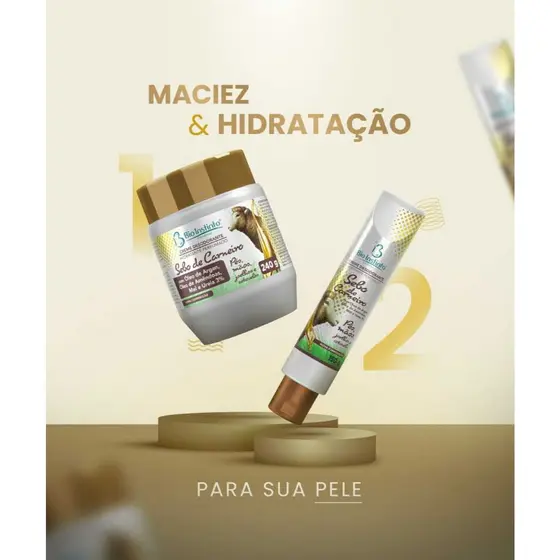 Creme Desodorante Hidratante Perfumado Sebo de Carneiro com Óleo de Argan Bio Instinto