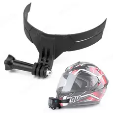 Suporte Adesivo Ajustável para Queixo de Capacete de Moto – Universal para GoPro e Câmeras de Ação