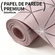 Papel de Parede Autocolante Alta Qualidade para Decoração de TV, Quarto, Sala e Móveis Tamanho 5m×45cm
