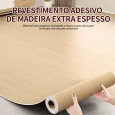 14 Cores Adesivo de Piso Madeira 3D Autoadesivo Impermeável Resistente a Manchas Removível para Sala Quarto Banheiro