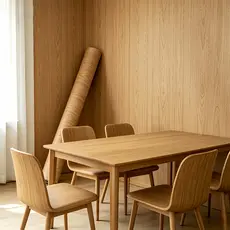 Papel de Parede Premium 3D Textura Madeira Marrom Natural Impermeável Removível Decoração Sala e Móveis Preço Especial