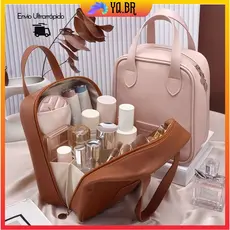 Bolsa de Cosméticos Necessaire Organizador de maquiagem Impermeável Portátil Ideal para o Uso Diário
