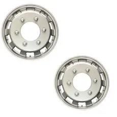 Par Calotas Prata Modelo Roda Speedline Aro 15 Van Hr Bongo