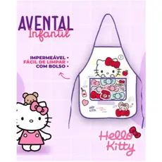 AVENTAL INFANTIL C/ BOLSO - HELLO KITTY