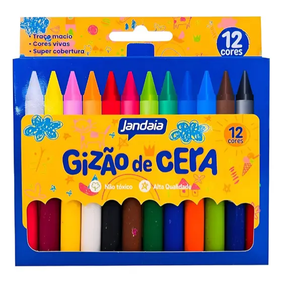 GIZÃO DE CERA JANDAIA - 12 CORES