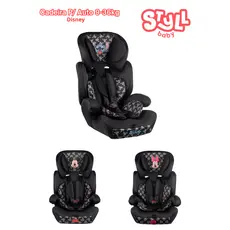 Cadeira para carro/Assento de Elevação G1/G2/G3 de 9 a 36kg - DISNEY - STITCH - MICKEY - MINNIE