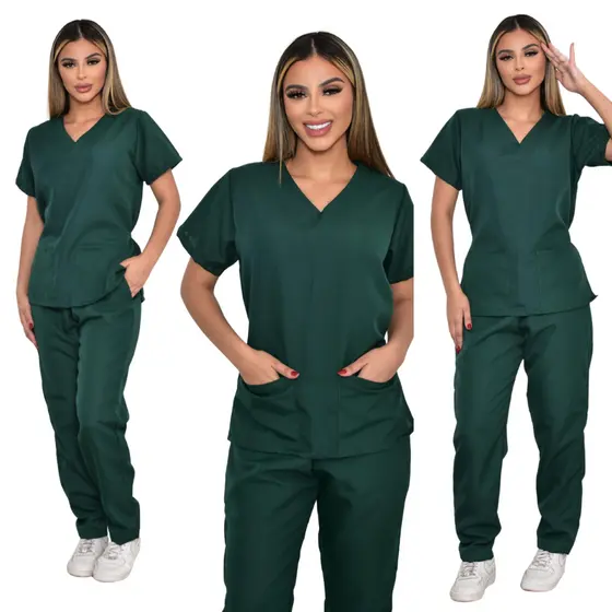 Pijama Cirúrgico Hospitalar Jogger Scrubs Unissex Oxford Qualidade Premium