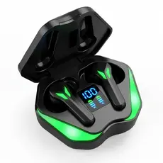 Fone De Ouvido Sem Fio Gamer Bluetooth 5.3 RGB Display Digital IPX5 Microfone Baixa Latencia Para Jogos Celular TWS
