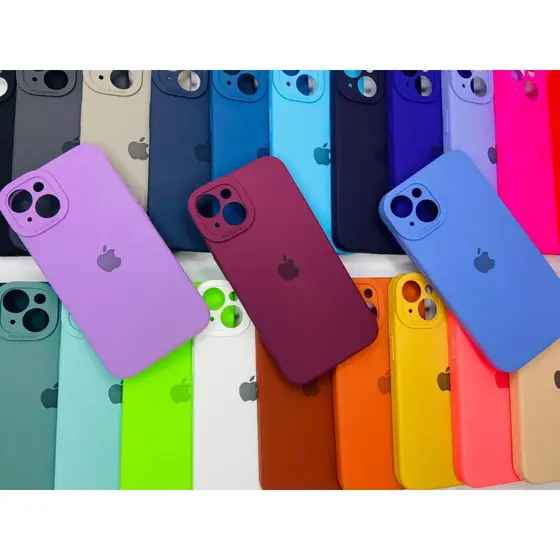 CAPA CAPINHA CASE PARA IPHONE 14 NORMAL A SILICONE INTERIOR AVELUDADA COM CÂMERA FECHADA