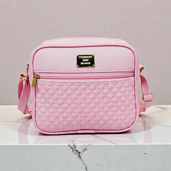 Bolsa Feminina Transversal de Lado Tiracolo Com Alça Regulavel Blogueira Luxo - Promoção
