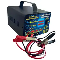 Carregador De Bateria 12v Até 300amperes Inteligente PARA CARRO, MOTO, BARCO, CAMINHÃO