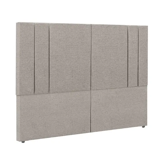 Cabeceira de Cama Box com Pé Tulipa Opções em Linho, Courino ou Suede