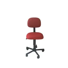 Cadeira Secretária Giratória Cor vermelho