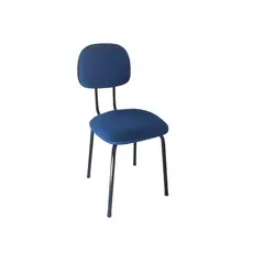 Cadeira Secretária pés palito cor azul