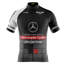 Camiseta Masculina para Ciclismo MTB Proteção UV Tecido Dryfit Mercedes Benz