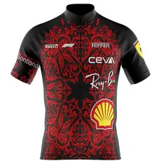 Camisa Ciclismo Masculina Dryfit Proteção UV Bike MTB Speed Ferraro Mcom