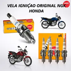 Vela Ignição Original NGK Honda Cg 150 160 Titan Fan Start Bros 150 160
