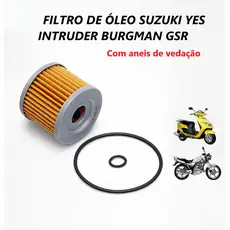 Filtro de Óleo Com Anel Oring Moto Suzuki Yes Intruder 124 GSR 125 150 Burgman 125 alta performance