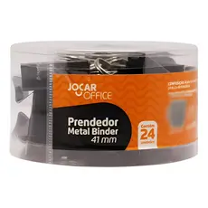 Clips Prendedor Papel 41mm Preto Grampo Binder Grande