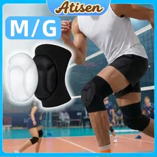 Par Joelheira Grande Espuma Espessa Respirável Previne Assaduras Severas Nos Joelhos Unisex Vôlei Futsal Dança
