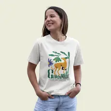 Camisa Blusa Feminina T-Shirt Estampa Cachorro Vira Lata Caramelo do Brasil