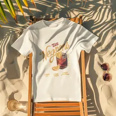 Blusa Feminina Drink Negroni Várias Cores - 100% Algodão Confortável e Macia