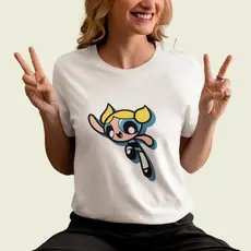 Camisa Blusinha Feminina Lindinha - As Meninas Superpoderosas - Desenho Animado