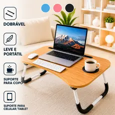 Mesa Mesinha Dobrável Suporte Apoio Para Notebook Portátil Multiuso Luxo