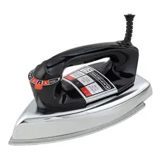 Ferro de Passar Black+Decker VFA1110TM2 a Seco com Base de Alumínio Polido