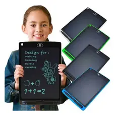 Tablet Infantil Lousa Mágica LCD Cor Azul 8.5'' Good Luck c/ Caneta