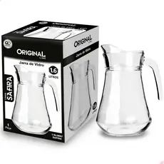 Jarra De Vidro Com Tampa Suco Água 1,6 Litro Original Line