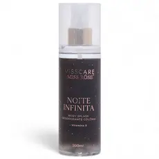 Body Splash Árebe Noite Infinita Miss Care 200ml Fragrância Sofisticada Vitamina E