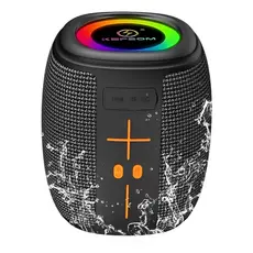 Caixa de som portátil Bluetooth Kapbom KA-8596 50W TWS LED/USB/SD/FM com graves potentes