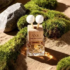 Perfume Automotivo AXIU Original 8ML Amadeirado Especiado Âmbar Longa Duração para Carro