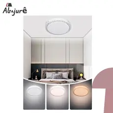 Luminária De Teto Plafon 3 Cores Em 1 20CM Sobreposto 20W Painel Céu Estrelado Pendente Borboleta