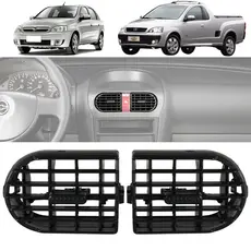 Difusor De Ar Central E Lateral Corsa Joy Maxx Hatch E Sedan 2002 a 2012 Montana 2004 a 2010