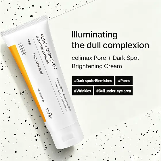 Brightening Pore+ Dark Spot Cream Moisturizing Face Cream Pore and Dark Spot Clarifying Cream 50ml