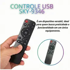 Controle Remoto Usb Para Tv Box E Smart Tv Sem Fio Pra Pc