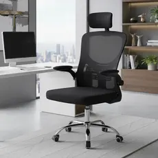 Cadeira De Escritório Presidente Giratória Ergonômica