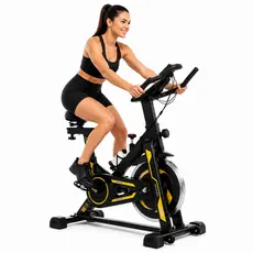 Bicicleta Bike Ergometrica Spinning Com Roda 13 Kgs De Inércia Fitness Profissional e Treino Esportivo Academia