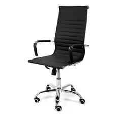 Cadeira Presidente Escritório Ergonômica Esteirinha Couro Sintético – Sistema Relax