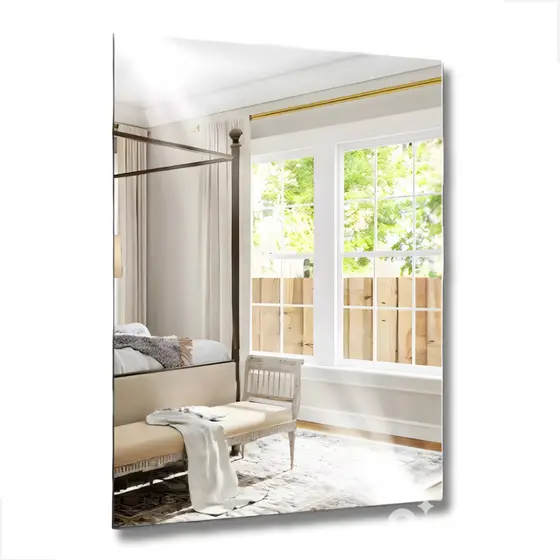 Espelho decorativo para banheiro lavabo 60x40 lapidado espelho real vidro