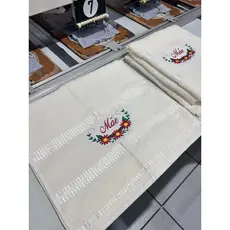 Toalha de Rosto Bordada Personalizada Reistin